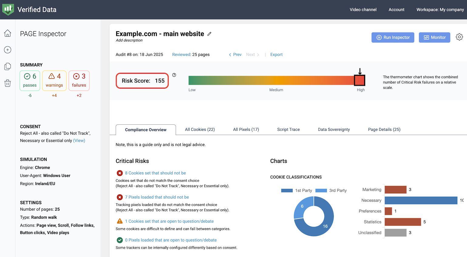 New User Interface for All Audits